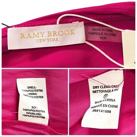 NWT Ramy Brook Burgam Pink  Mini Dress,  Size M - Picture 11 of 13